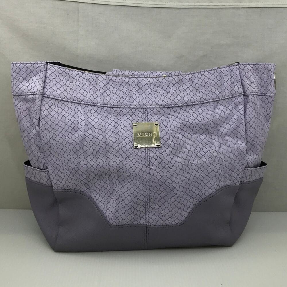 Miche Shelly Demi Shell Only Cover Lavender Faux Leather Retired NWOT Defect